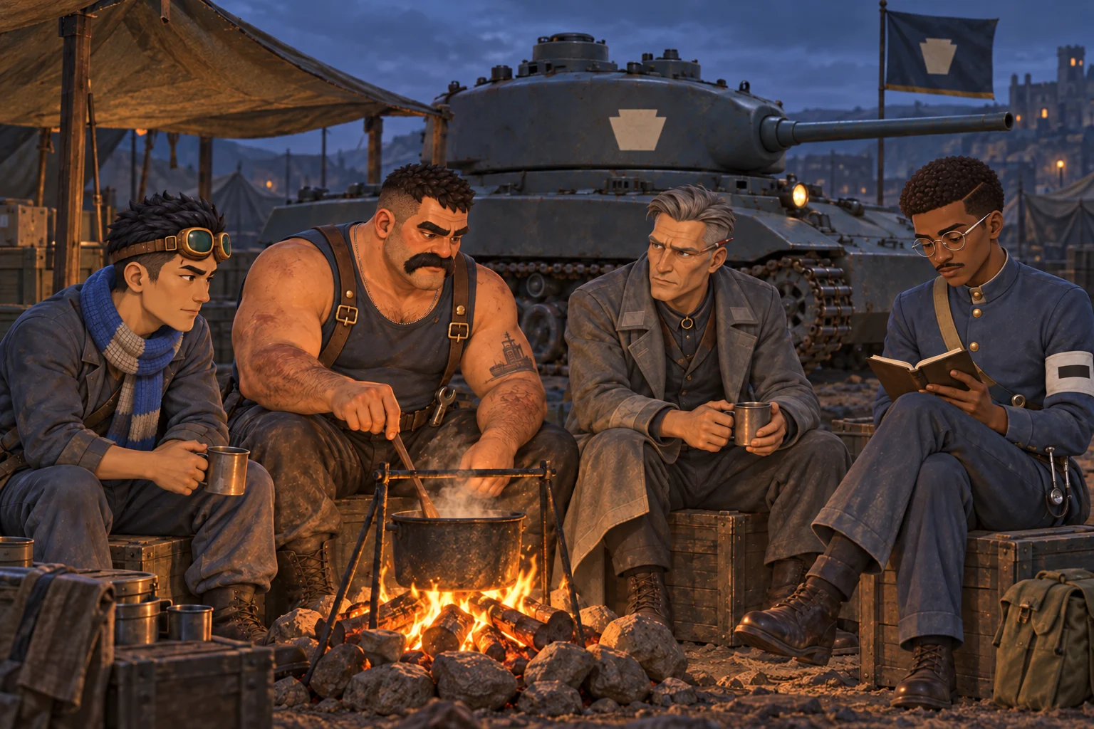 Warhull: The tank is the weapon; the crew is the game.
